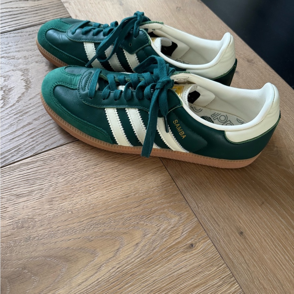 Adidas Collegiate Green Sambas Women’s size 9 - Picture 5 of 16